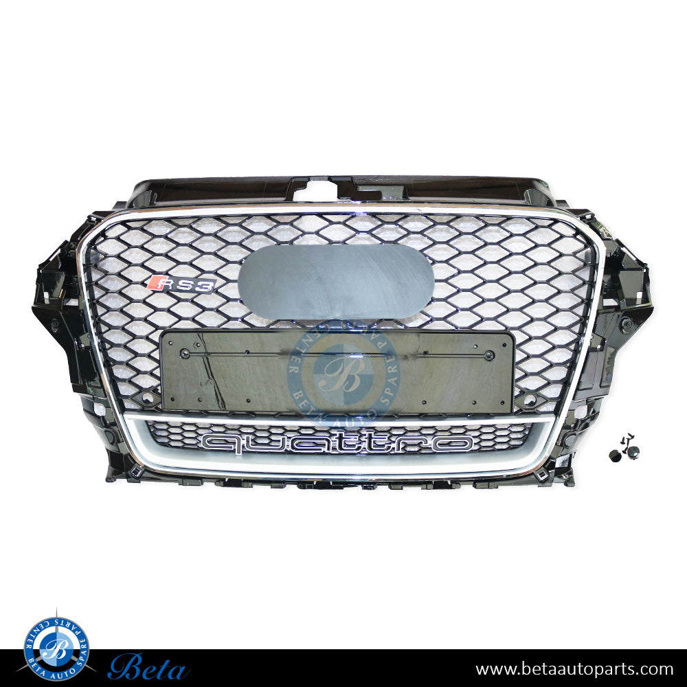 Grille RS3 Look for Audi A3 2013-2016 models, Part Number 8V4853651F Grille RS3 Look for Audi A3 2013-2016 models, Part Number 8V4853651F